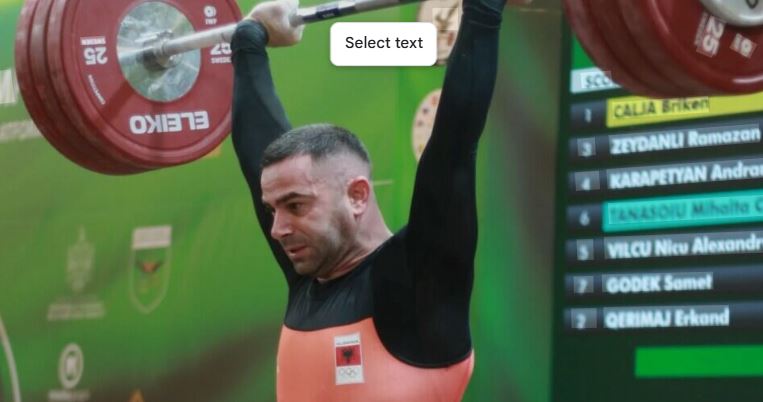 Briken Calja fiton 3 medalje ari në Kampionatin Ballkanik të Peshëngritjes