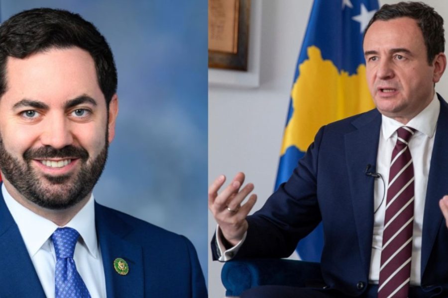 Kongresmeni Lawler letër Kurtit: Mbështetja e SHBA për Kosovën mbetet e fortë