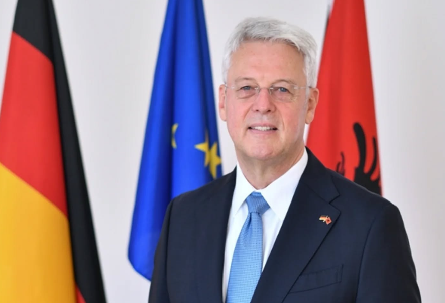Ambasadori i Gjermanisë në Tiranë uron Klodian Brahon për zgjedhjen në krye të SPAK