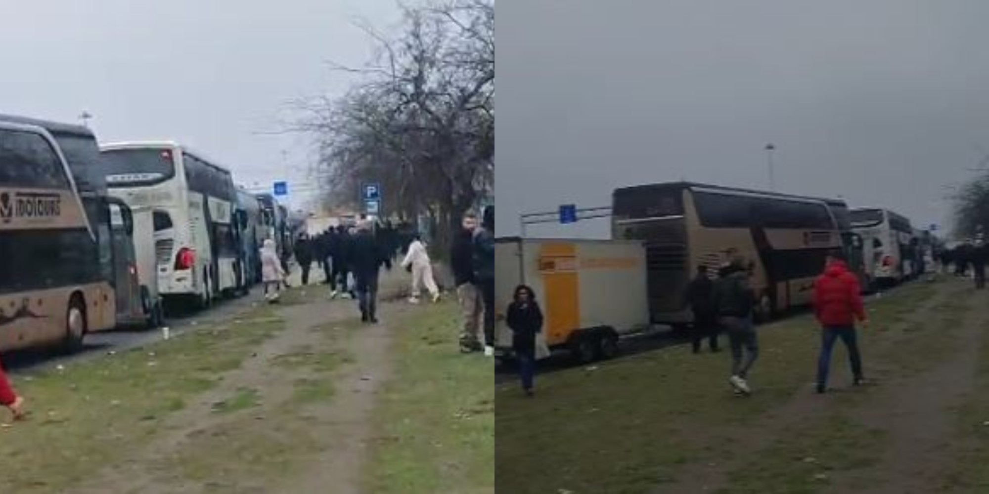 33 autobusë me destinacion Shqipërinë dhe RMV bllokohen në radhë në kufirin hungarez