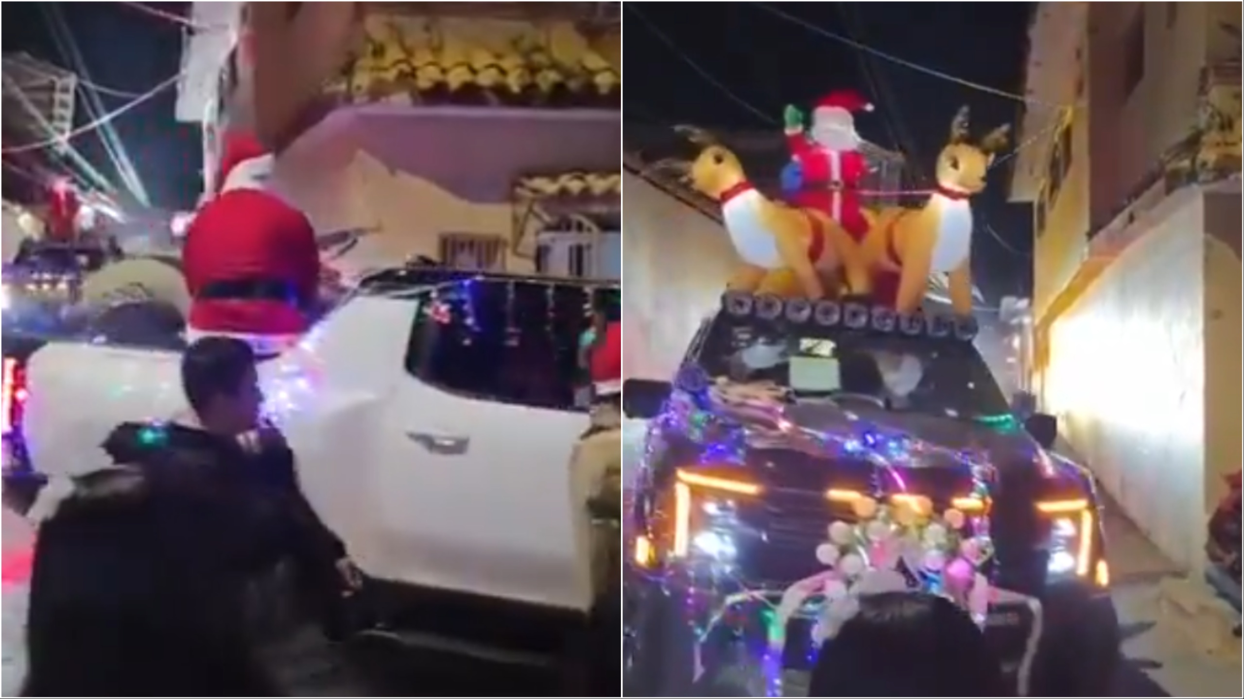 VIDEO  Karteli lokal në Meksikë organizon paradë Krishtlindjesh dhe shpërndan karamele për fëmijët