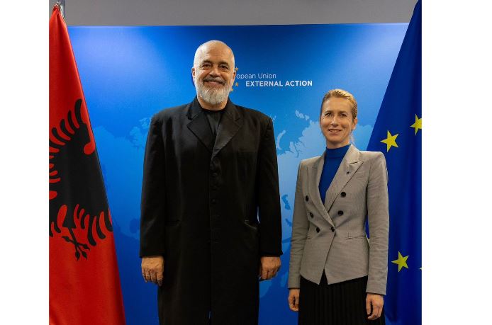 Bruksel  Rama takon Kaja Kallas në kuadër të Samitit BE Ballkani Perëndimor