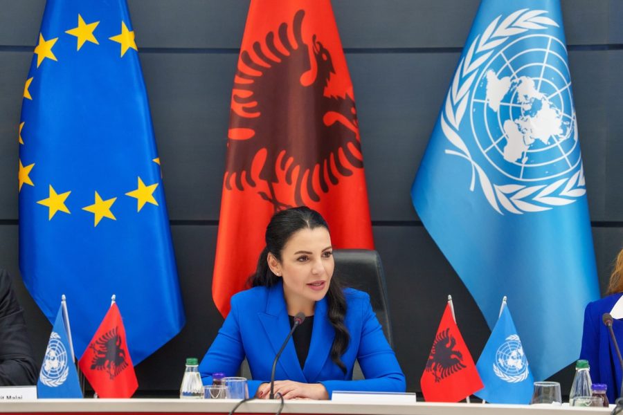 Balluku: Vijojmë punën me partnerët e OKB drejt një Shqipërie më të fortë dhe më afër BE-së
