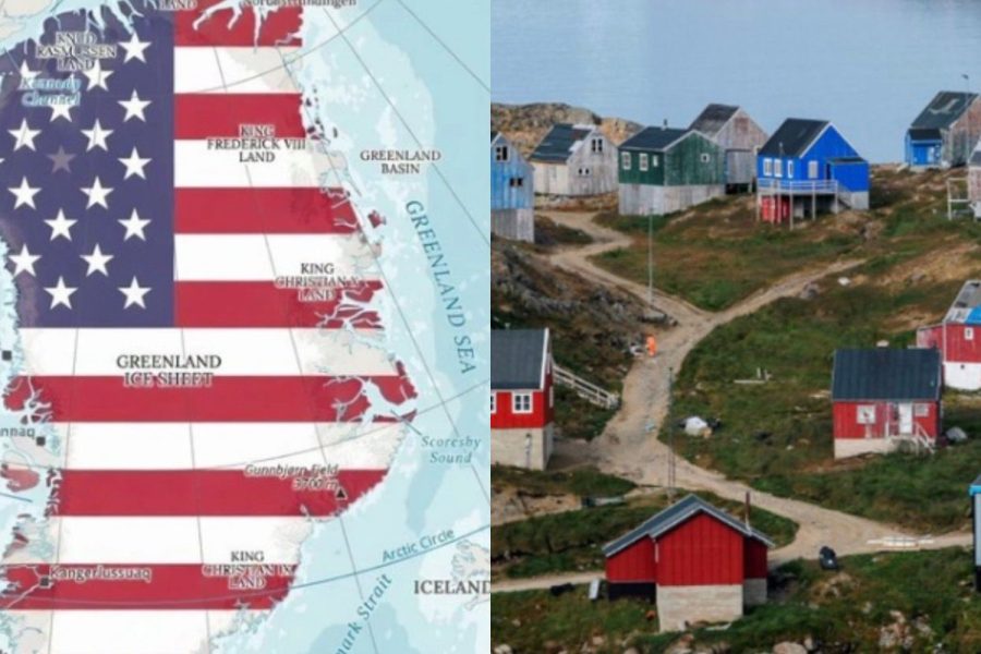 Harta e ishullit me flamurin amerikan, Danimarka: Të respektohet integriteti territorial i Groenlandës