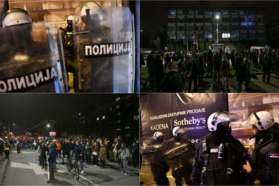 Studenti u dhunua një ditë më parë, mbahen protesta masive në Serbi