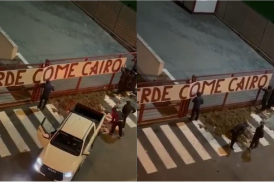 VIDEO/ Protesta ekstreme e tifozëve të Serie A, derdhin një kamion me jashtëqitje para derës së klubit