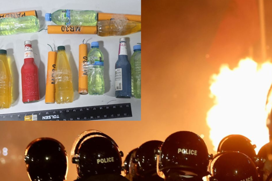 Hodhën molotov drejt policisë, 21 të arrestuar në protestë, nën hetim 5 zyrtarë të PD (EMRAT)