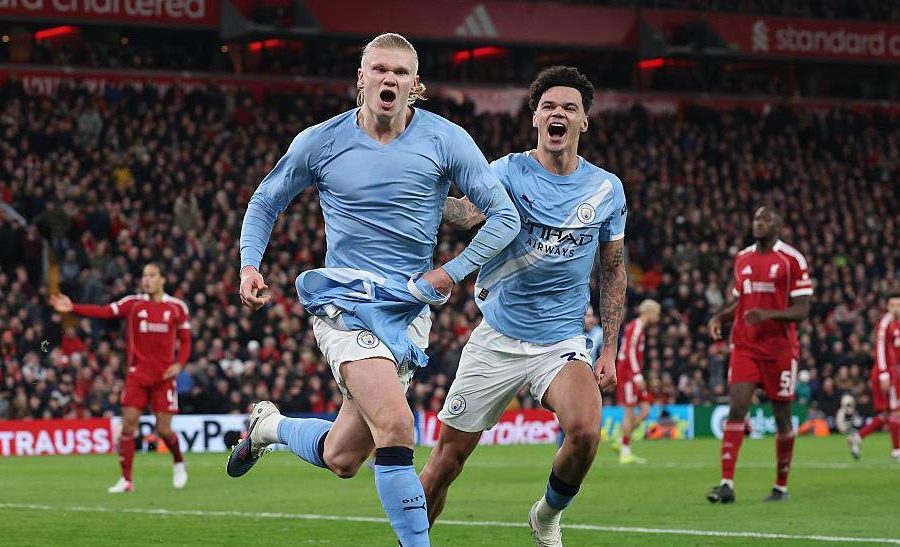 Man City përmbys Liverpoolin 1-2 në Anfield, Arsenal ruan kreun