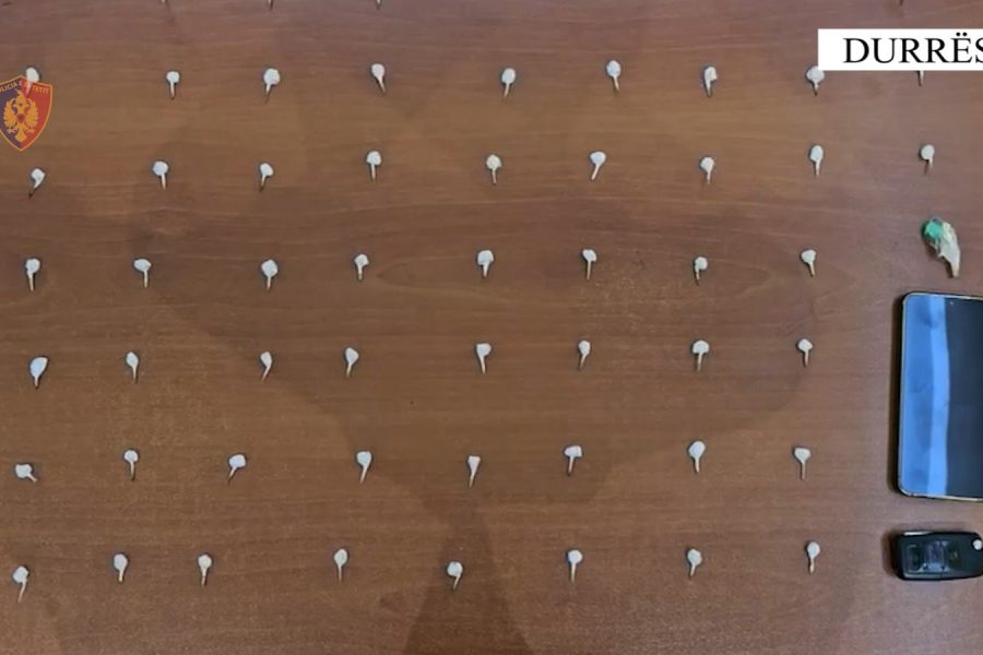 Shiste lëndë narkotike, arrestohet 36-vjeçari në Durrës! Sekuestrohen 60 doza kokainë
