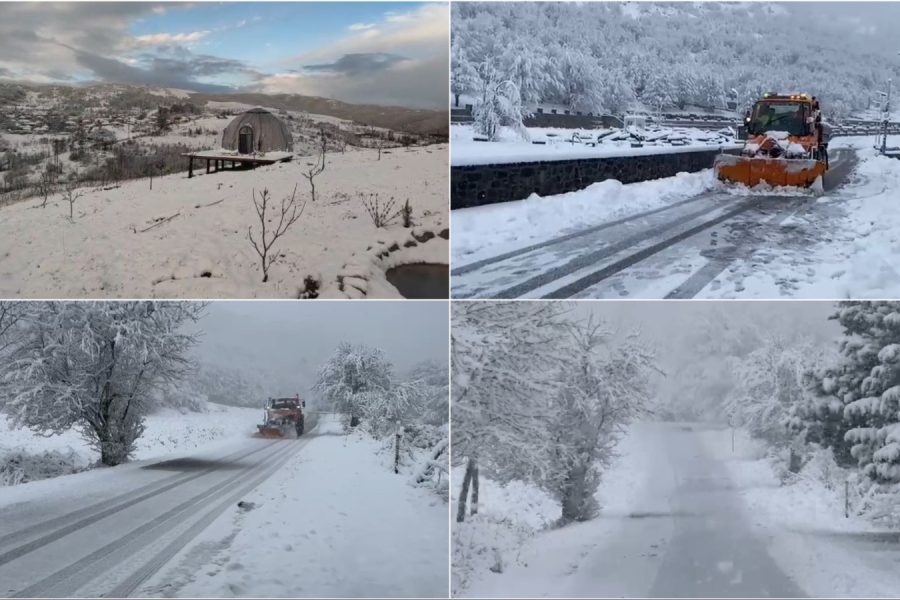 Dimër në pranverë, temperatura nën zero dhe reshje bore nga Jugu në Veri