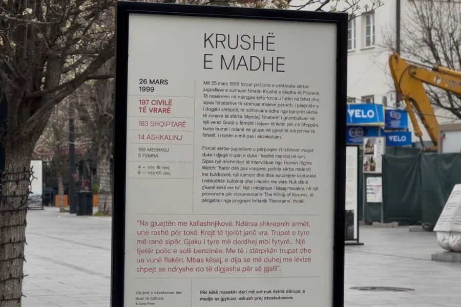 ​OVL-UÇK kundër ekspozitës për masakrat, paralajmëron protestë