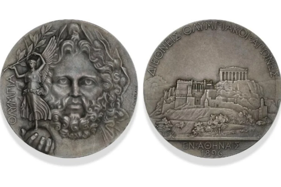 Medalja e argjendit nga Lojërat Olimpike të vitit 1896 shitet për shifra rekord në ankand