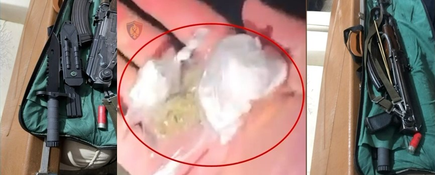 U kap duke shitur lëndë narkotike, pranga 23-vjeçarit në Shkodër! I gjenden në banesë dy armë dhe një thikë
