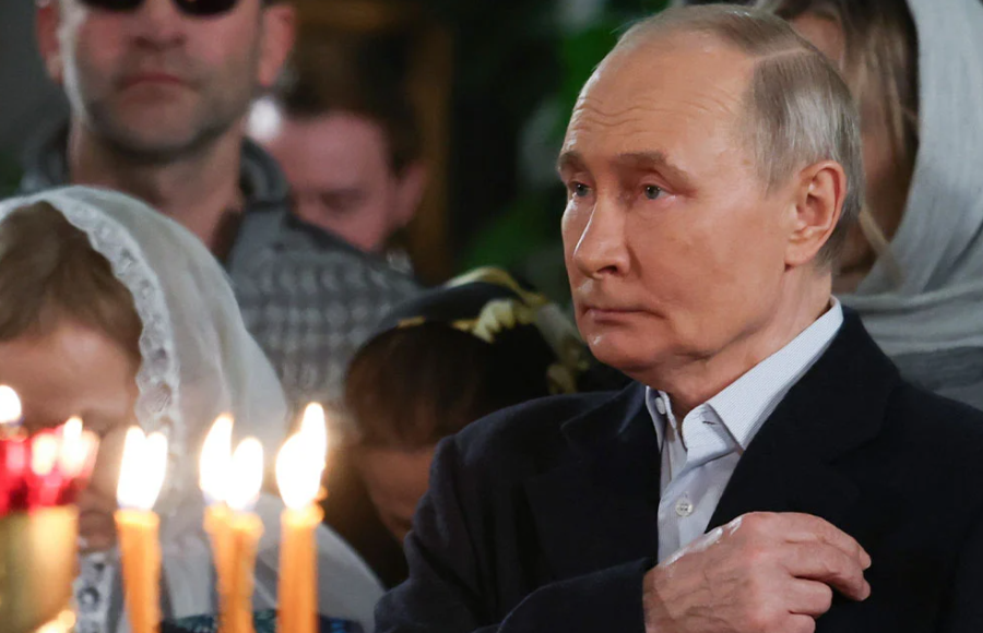 Putin shpall armëpushim 32-orësh në Ukrainë për Pashkët Ortodokse