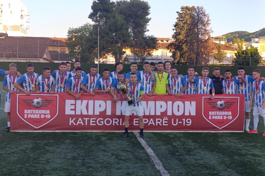 Tirana U-19 shpallet kampione e Kategorisë së Parë, siguron ngjitjen në Superiore