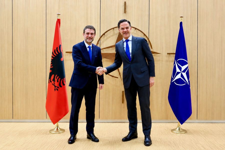 Hoxha takim me Rutte-n: NATO më e rëndësishme se kurrë në situatën aktuale