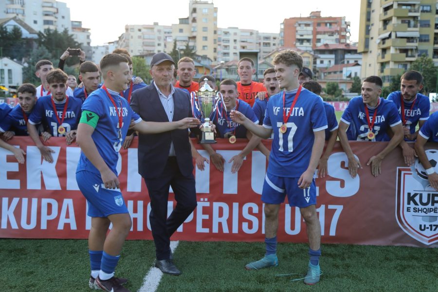 Përmbysje spektakolare 4-3 ndaj Tiranës, Teuta U-17 fiton Kupën e Shqipërisë