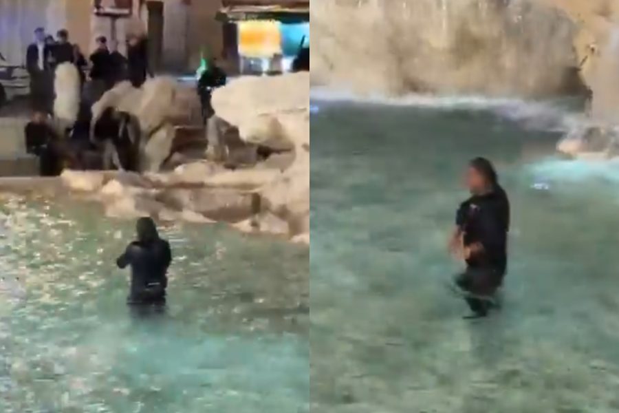 Turisti thyen rregullat në Romë, hidhet në Shatërvanin e Trevit! Gjobitet dhe i ndalohet hyrja në qytet