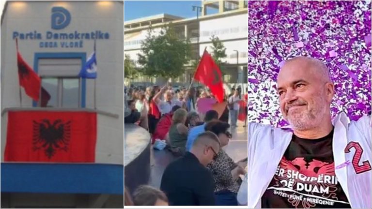 Në të njëjtin orar në Vlorë, protesta për Zvërnecin, tubimi i PD-së dhe takim i PS-së me Ramën