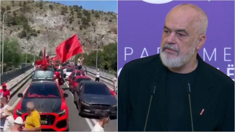 Rama reagon për autokolonat e protestuesve nga diaspora: Në makina ka vetëm shoferë, gjithçka bëhet për viralitet