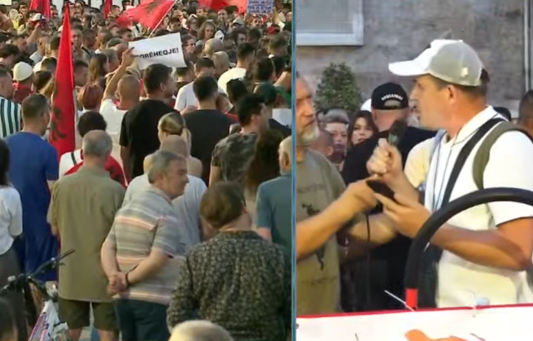 Nga mbështetja e diasporës te incidenti me mikrofonin, çfarë ndodhi në protestën para Kryeministrisë