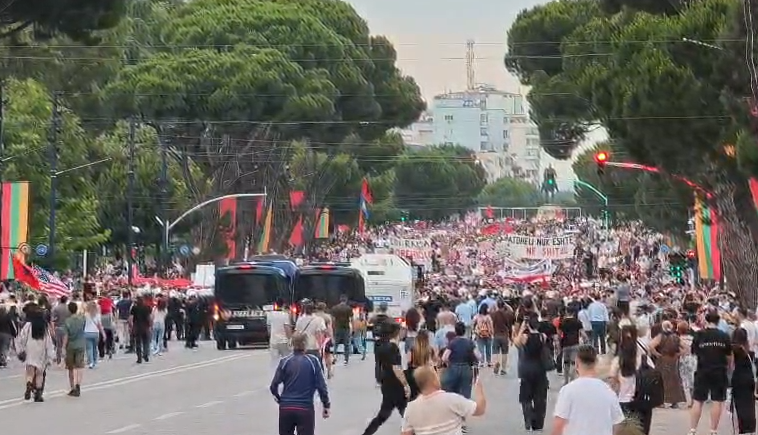 Dita e katër e protestës kundër projektit në Zvërnec, përplasje mes policisë dhe protestuesve