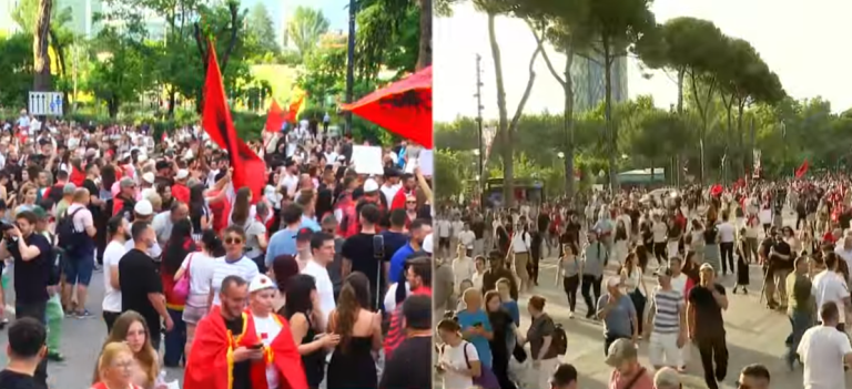 LIVE| Sot dita e 12-të e protestës në Tiranë, qytetarët mblidhen para Kryeministrisë