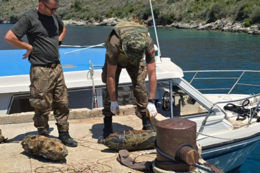 Porto Palermo, nxirren nga deti dy predha të Luftës së Dytë Botërore