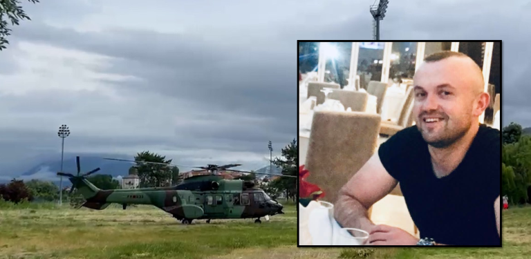 U plagos në Lozhan të Maliqit, efektivi i ‘Shqiponjave’ niset me helikopter drejt Traumës