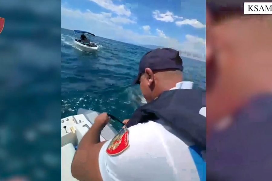 Skafi po fundosej në det, shpëtohen dy turistët ukrainas në Ksamil (VIDEO)