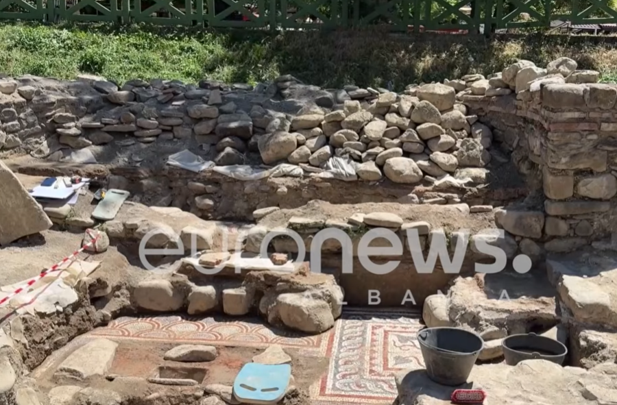 Elbasan, zbulohen mozaikë të rinj në Bazilikën Paleokristiane me vlera artistike fetare