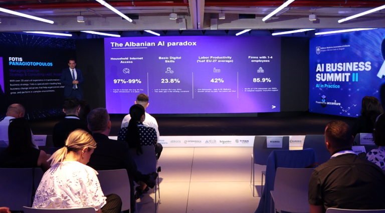 Samiti i “Accenture Greqi” në Tiranë: Si inteligjenca artificiale po transformon bizneset