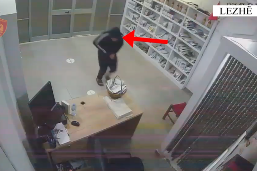 Vodhën xhirot ditore të 12 bizneseve në Lezhë, arrestohet 21-vjeçari dhe shpallet në kërkim bashkëpunëtori