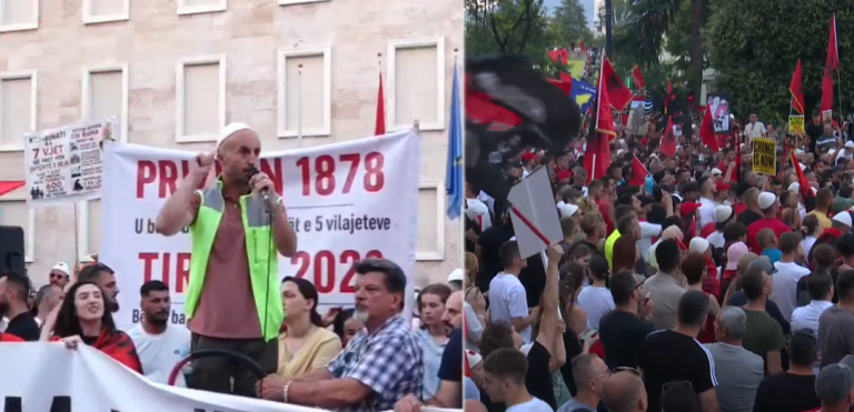 Aktivisti Arben Kola flet nga protesta: Qëndresa do të vazhdojë deri në largimin e qeverisë