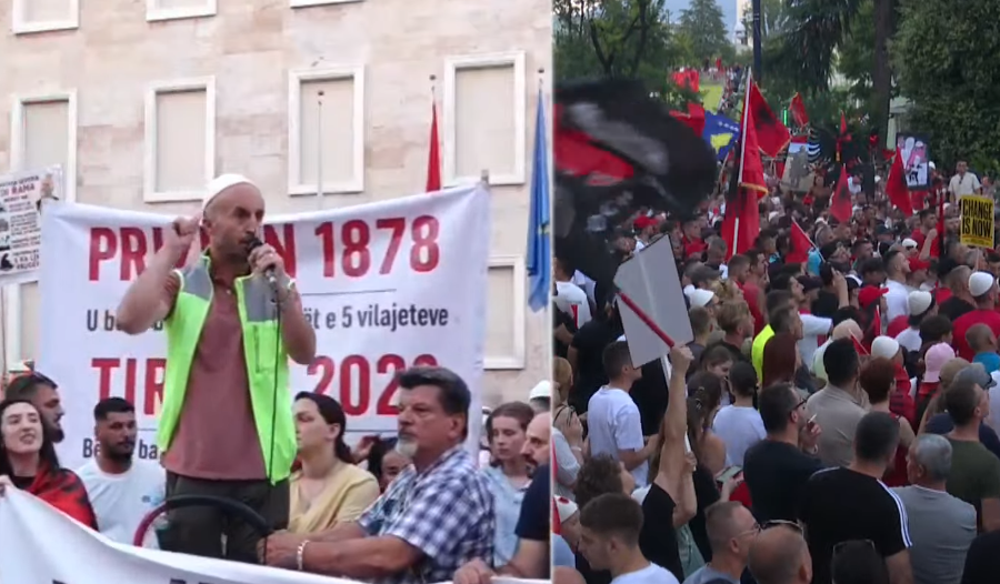 Aktivisti Arben Kola flet nga protesta: Qëndresa do të vazhdojë deri në largimin e qeverisë