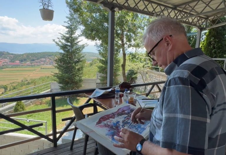 50 piktorë bëhen bashkë në festivalin ndërkombëtarë të akuarielit “Lin Aqua” 2