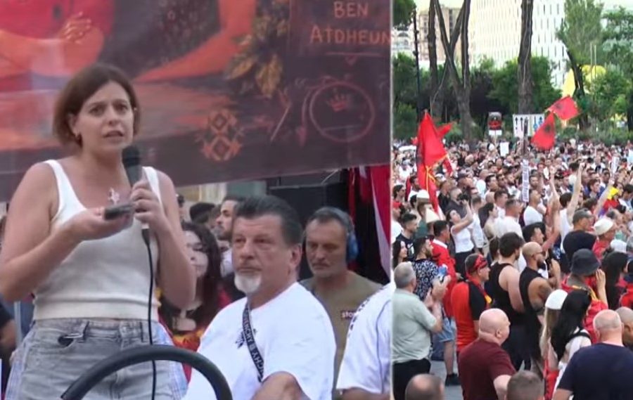 Eurodeputetja italiane e pranishme në protestë: Europa nuk është në Bruksel, është këtu
