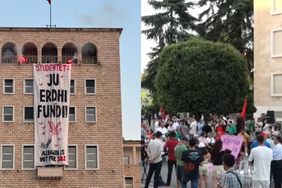 LIVE- Dita e 30-të e protestës, qytetarët mblidhen para Kryeministrisë. Një grup protestuesish futen te Politekniku