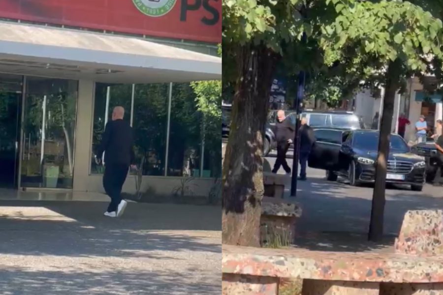 Mbledhja me drejtuesit politikë të qarqeve, Rama mbërrin në selinë e PS (VIDEO)