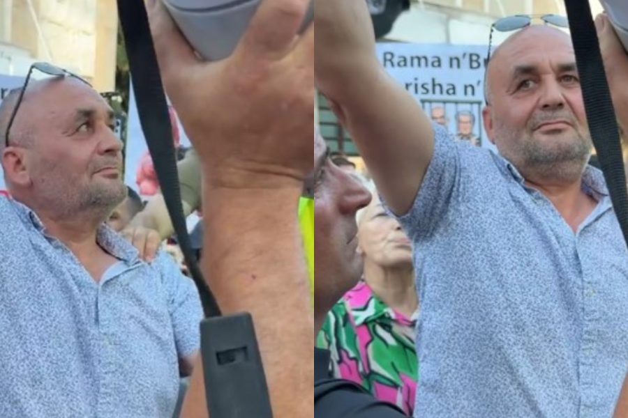 Babai i Martin Canit i bashkohet protestës kundër projektit në Zvërnec (VIDEO)