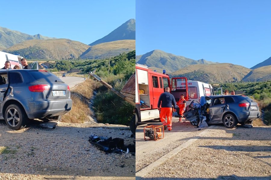 Aksident i rëndë në aksin Kardhiq-Delvinë, një i vdekur dhe tre të plagosur