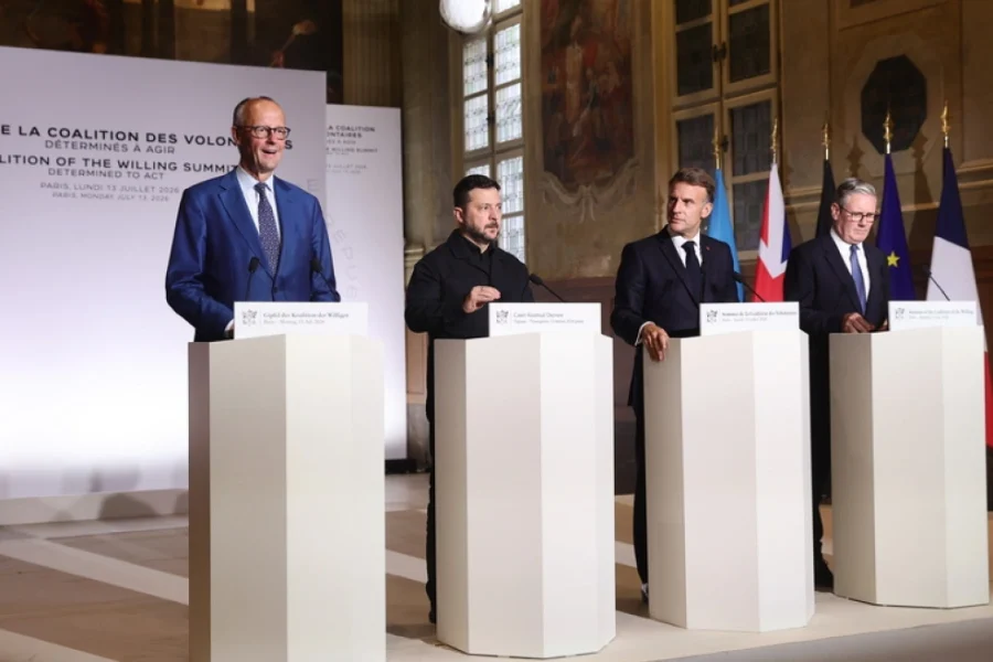 Samiti i Koalicionit të Vullnetmirëve, Macron: Kievi do të blejë 16 avionë luftarakë Rafale dhe armatime