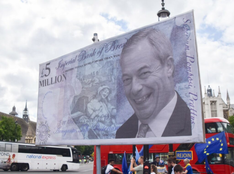 Firma e Bitcoin-it e promovuar nga Nigel Farage humb 15% të vlerës së aseteve