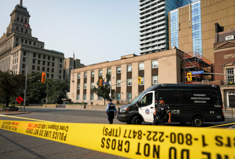 Të shtëna me armë jashtë konsullatës amerikane në Toronto, hera e dytë këtë vit
