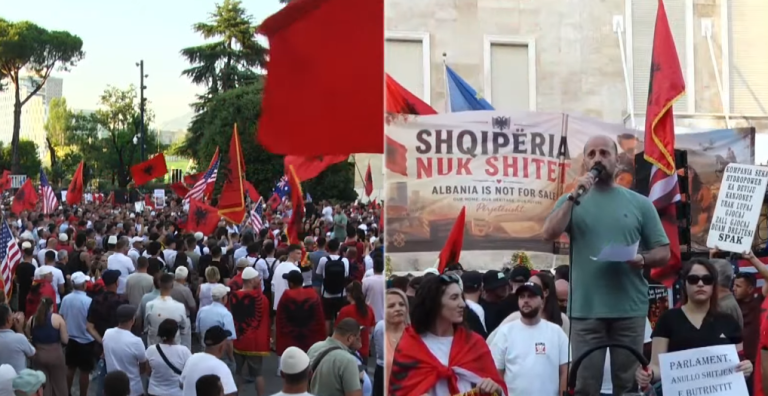 Protesta në Tiranë, Dritan Goxhaj mesazh për SHBA-në dhe demokracinë