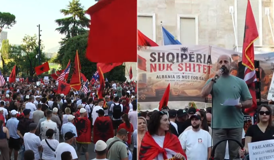 Protesta në Tiranë, Dritan Goxhaj mesazh urimi për Shtetet e Bashkuara të Amerikës