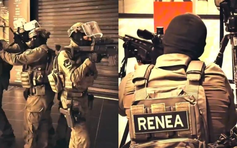 RENEA teston reagimin në rast pengmarrjeje në qendër tregtare (VIDEO)