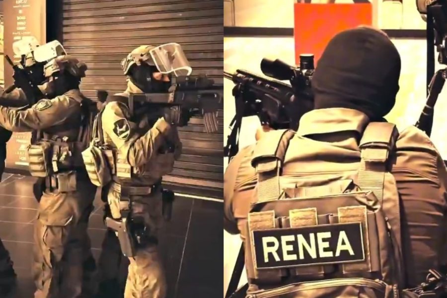 RENEA teston reagimin në rast pengmarrjeje në qendër tregtare (VIDEO)