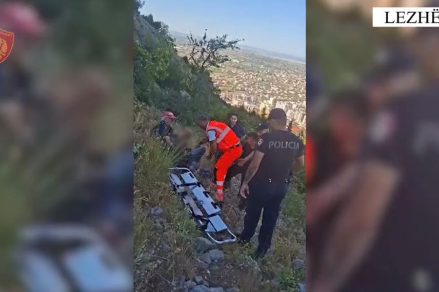 U rrëzua duke ruajtur bagëtitë në mal, ndërhynë policia e Lezhës. I moshuari transportohet në spitalin e Traumës