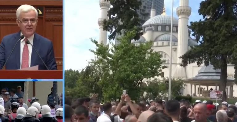 Nis seanca plenare, PD bojkoton punimet; protestë dhe tensione jashtë Parlamentit